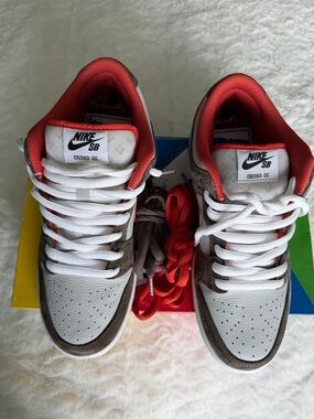 Size 9- Crushed D.C. × Nike Dunk
SB Low Golden Hour
[DH7782-001] New With Box